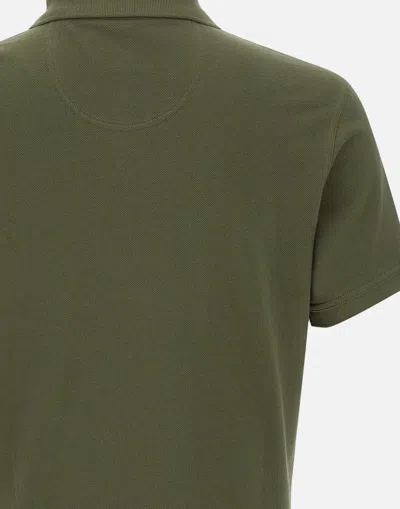 Barbour Mens Sports Polo Shirt Dark Olive