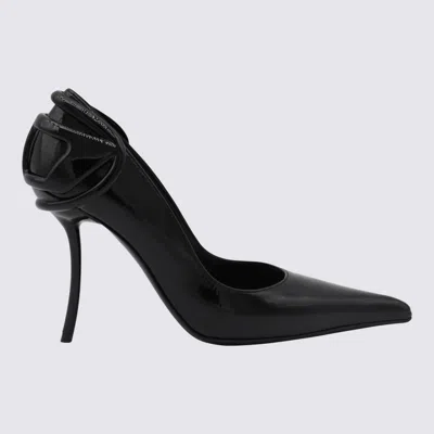 Diesel Leather Pumps In Black