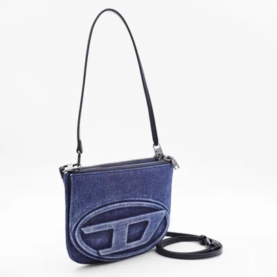 Diesel Denim 1dr Twin Shoulder Bag In Blue