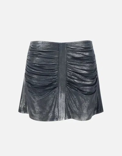 Diesel Gathered Multicolor Skirt With Soft Shine