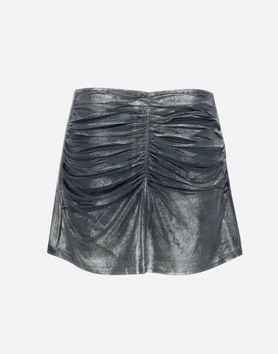 Diesel Gathered Multicolor Skirt With Soft Shine