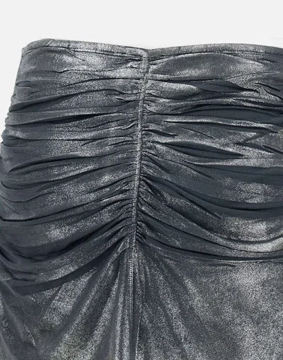 Diesel Gathered Multicolor Skirt With Soft Shine