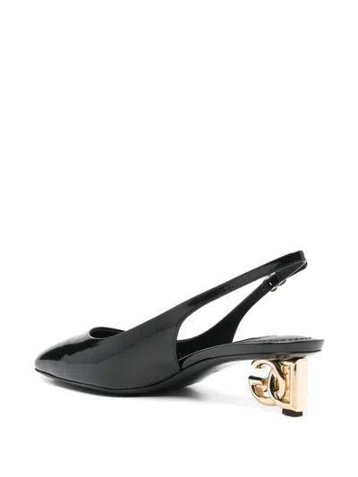 Dolce & Gabbana Patent Leather Slingback Pumps