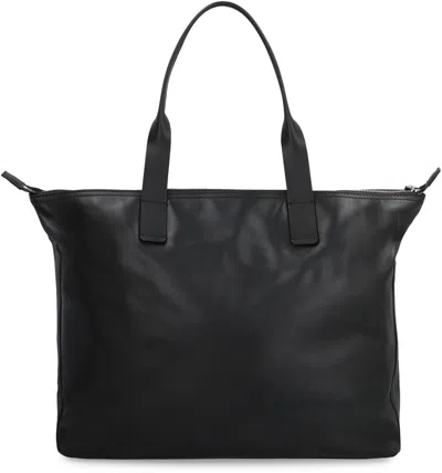 Dolce & Gabbana Media Smooth Leather Tote Bag