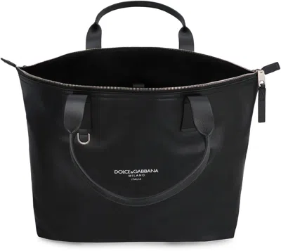 Dolce & Gabbana Media Smooth Leather Tote Bag