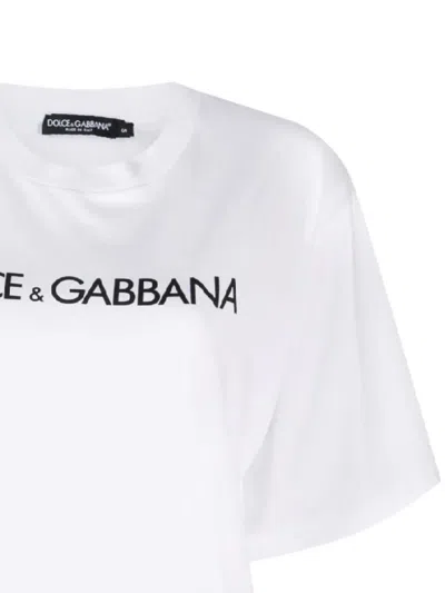 Dolce & Gabbana Logo Short-sleeved T-shirt In White