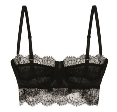 Dolce & Gabbana Chantilly Lace Bralette Top