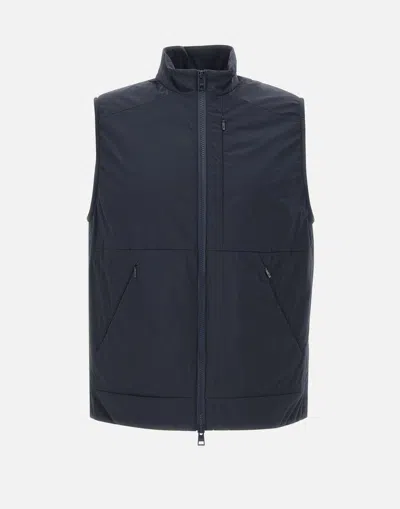 Duno Arlo Mirto Blue Vest In Blue