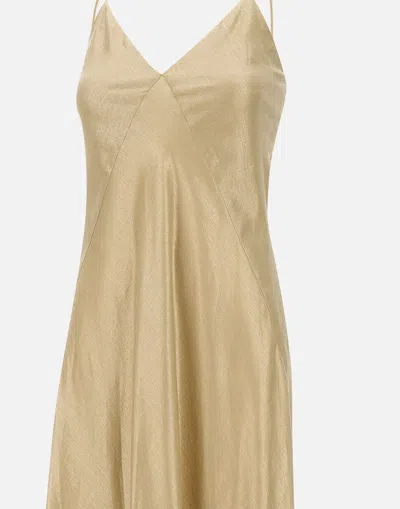Eleventy Dresses In Gold