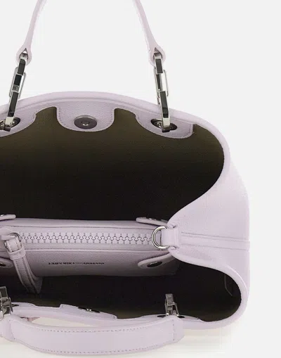 Emporio Armani Myea Vegan Leather Handbag In Pastel Pink In Pink