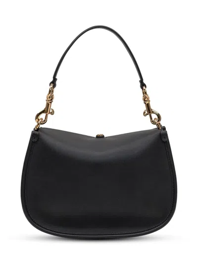 Etro Medium Pony Shoulder Bag In Black