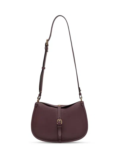 Etro Small Crossbody Bag With Adjustable Strap And Buckle Detail In Purple