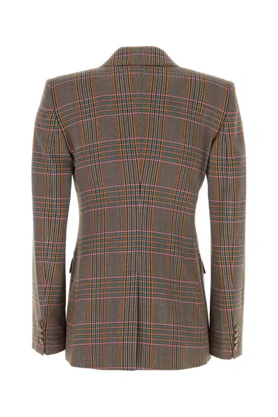 Etro Tailored Jersey Blazer With Embroidered Shoulders In Multi