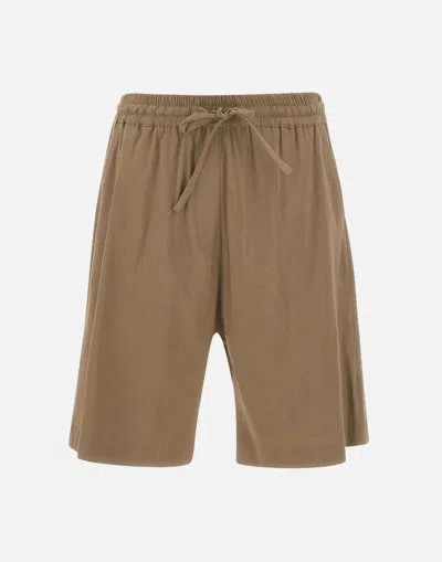 Fabiana Filippi Stretch Viscose And Linen Shorts