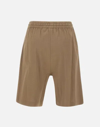 Fabiana Filippi Stretch Viscose And Linen Shorts
