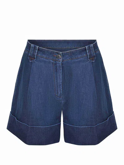 Fay Bermuda Shorts High Waist