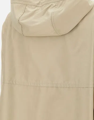 Fay Technical Poplin Parka For Women In Yellow
