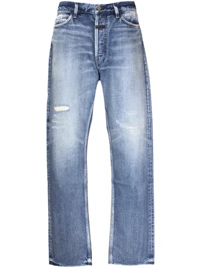 Fear Of God Jeans In Medium Indigo