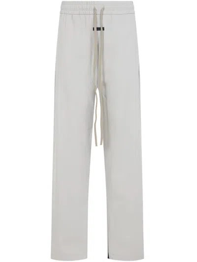 Fear Of God Grey Track Pants With Adjustable Drawstring