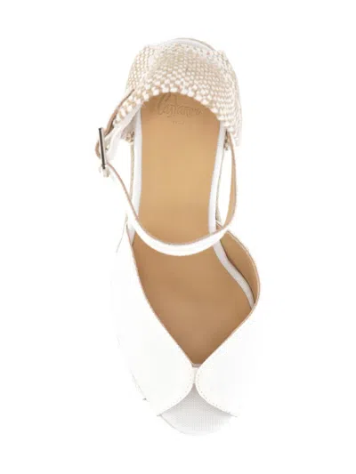 Castaã±er Castaner White Wedge Espadrilles