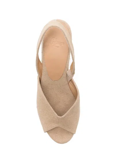 Castaã±er Castaner Brisa Sand Wedge Espadrilles In Neutral