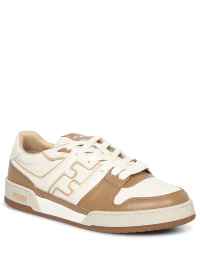 Fendi Sneakers In Brown