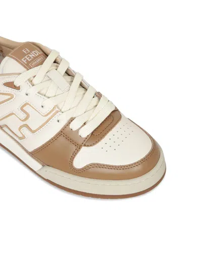 Fendi Sneakers In Brown