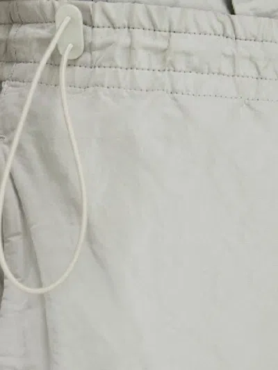 Ferragamo Logo Patch Drawstring Track Pants In Gray