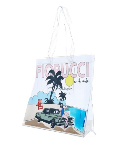 Fiorucci Logo Print Tote Bag
