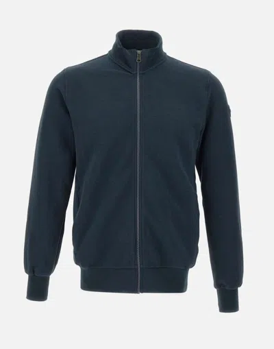 Colmar Ottoman-effect Zip-up Sweatshirt In Blue
