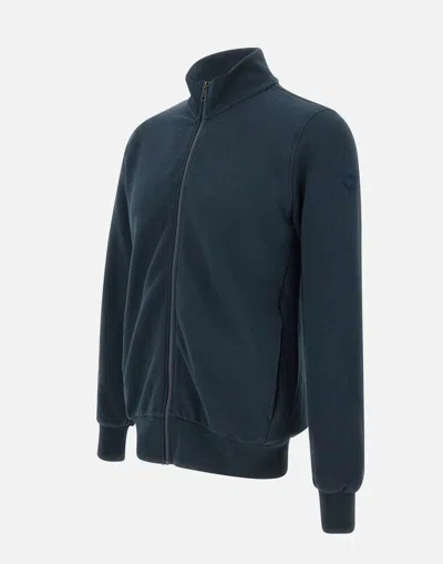 Colmar Ottoman-effect Zip-up Sweatshirt In Blue