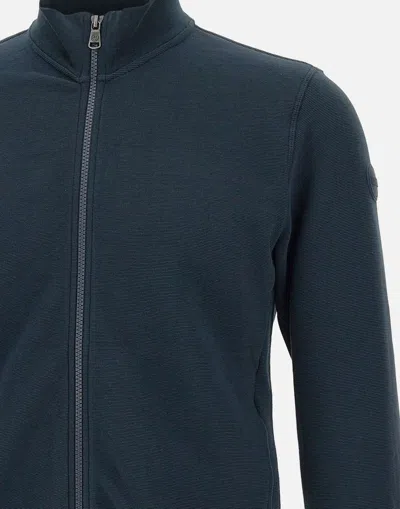Colmar Ottoman-effect Zip-up Sweatshirt In Blue