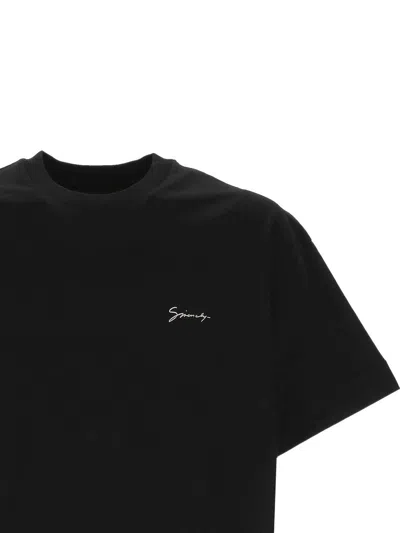Givenchy T-shirt In Cotton With Hubert Objects Print In Black