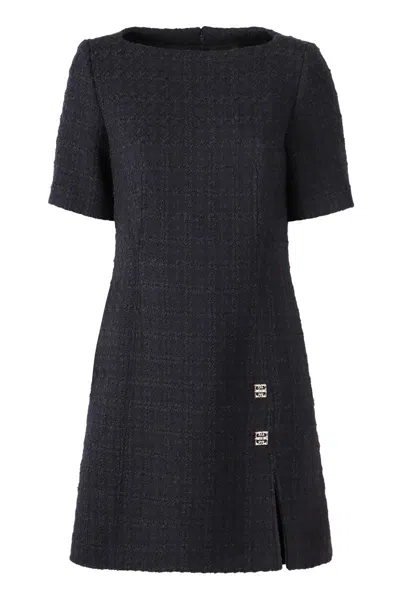 Givenchy Wool Blend Tweed Dress