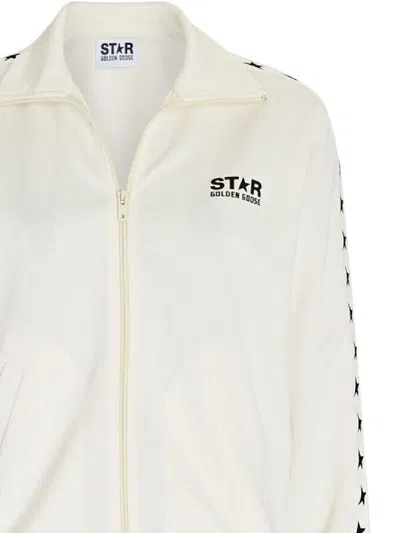 Golden Goose Woman Sweatshirt Ivory Size S Polyester In Neutral