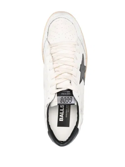 Golden Goose Deluxe Brand Men Ball Star Low-top Leather Sneakers In White