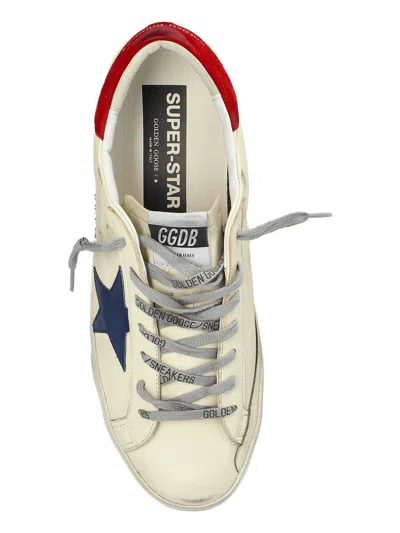 Golden Goose Superstar Multicolor Low Top Sneakers With Logo Patch On The Tongue And Contrasting Heel With Logo L In White
