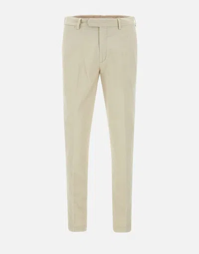 Devore Chino Trousers In Neutral