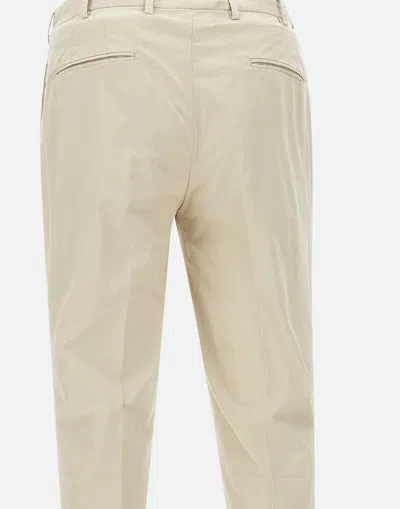 Devore Chino Trousers In Neutral