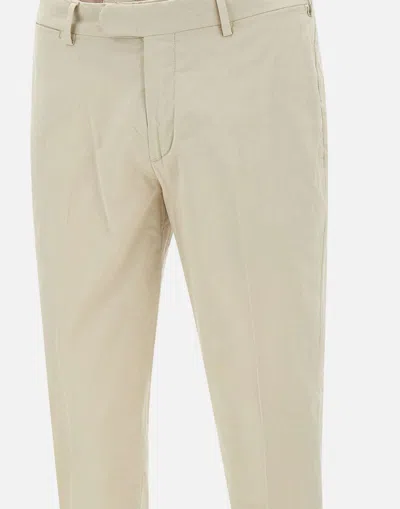 Devore Chino Trousers In Neutral
