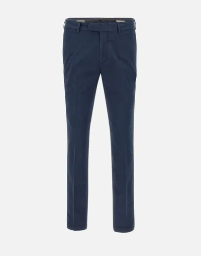 Devore Tailored Trousers In Blue