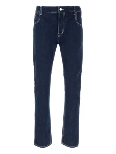 Gucci Denim Jeans With Back Pockets And Belt Loops In Blue