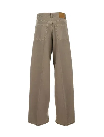 Haikure Candy Pleated Stretch Low-rise Wide-leg Jeans