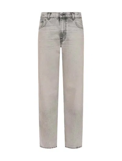 Haikure 5-pocket Trousers With Belt Loops And Contrast Stitching In Gray