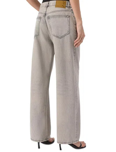 Haikure 5-pocket Trousers With Belt Loops And Contrast Stitching In Gray