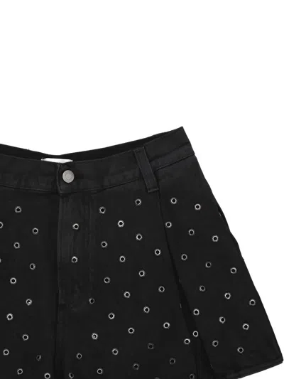 Haikure Ashley Carbon Wash Shorts Carbon Wash In Black