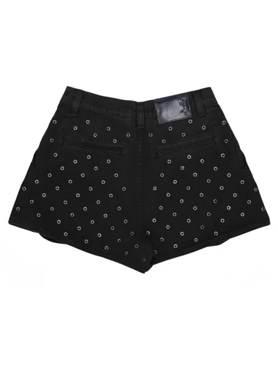 Haikure Ashley Carbon Wash Shorts Carbon Wash In Black