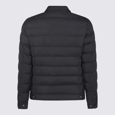 Herno La Denim Down Jacket In Black