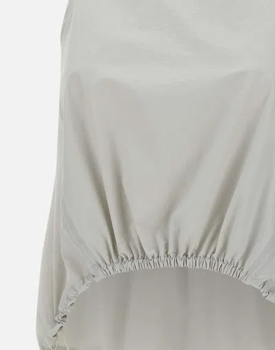 Herno Sleeveless Top In Tech Trait In White