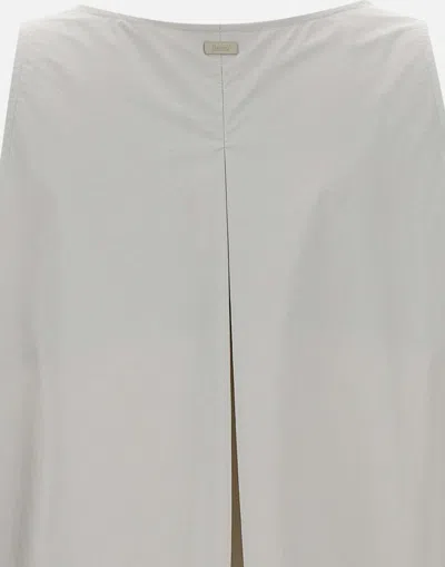 Herno Sleeveless Top In Tech Trait In White